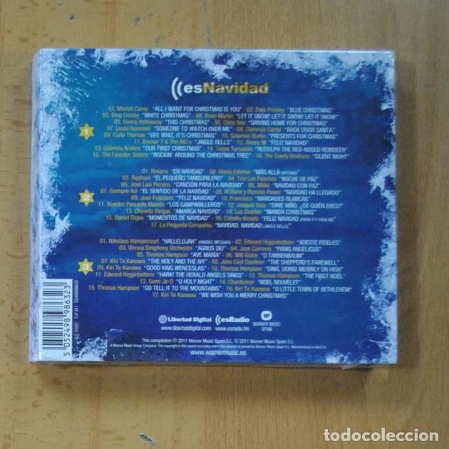 CDs de m&uacute;sica: VARIOS - ES NAVIDAD - 3 CD - Foto 2