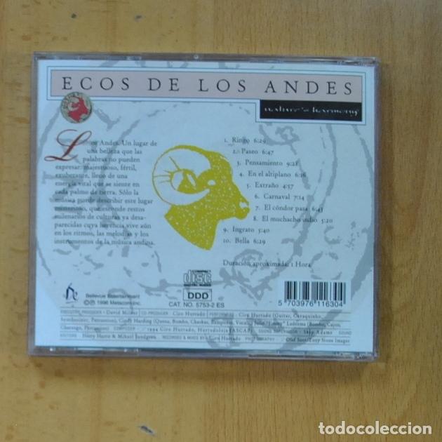 CDs de m&uacute;sica: VARIOS - ECOS DE LOS ANDES - CD - Foto 2