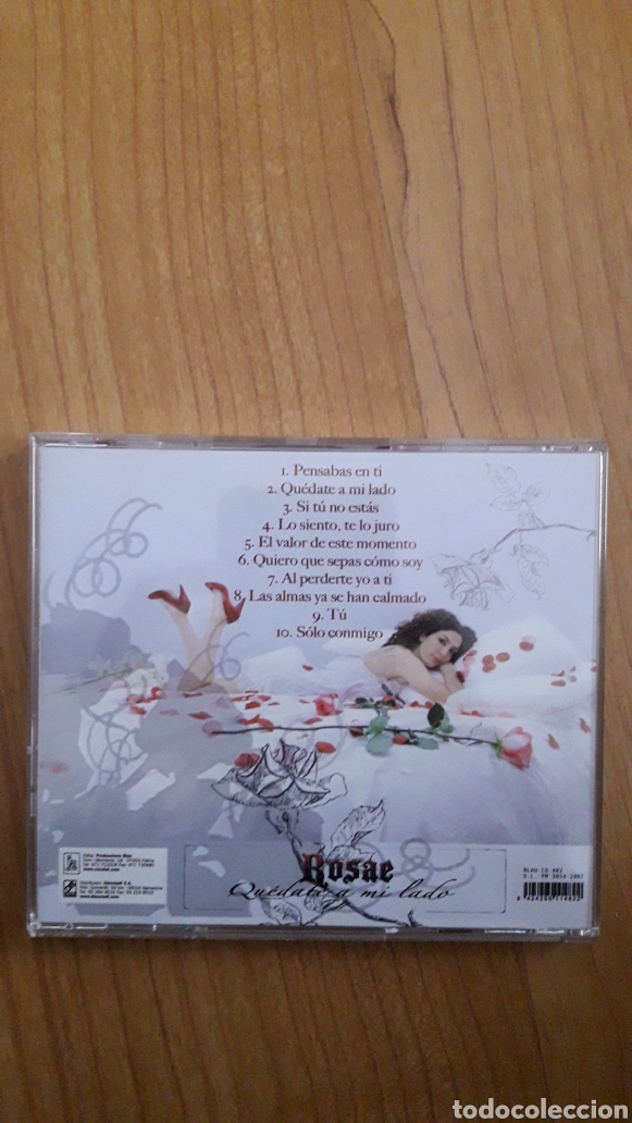 CDs de m&uacute;sica: ROSAE. QU&Eacute;DATE A MI LADO - Foto 2