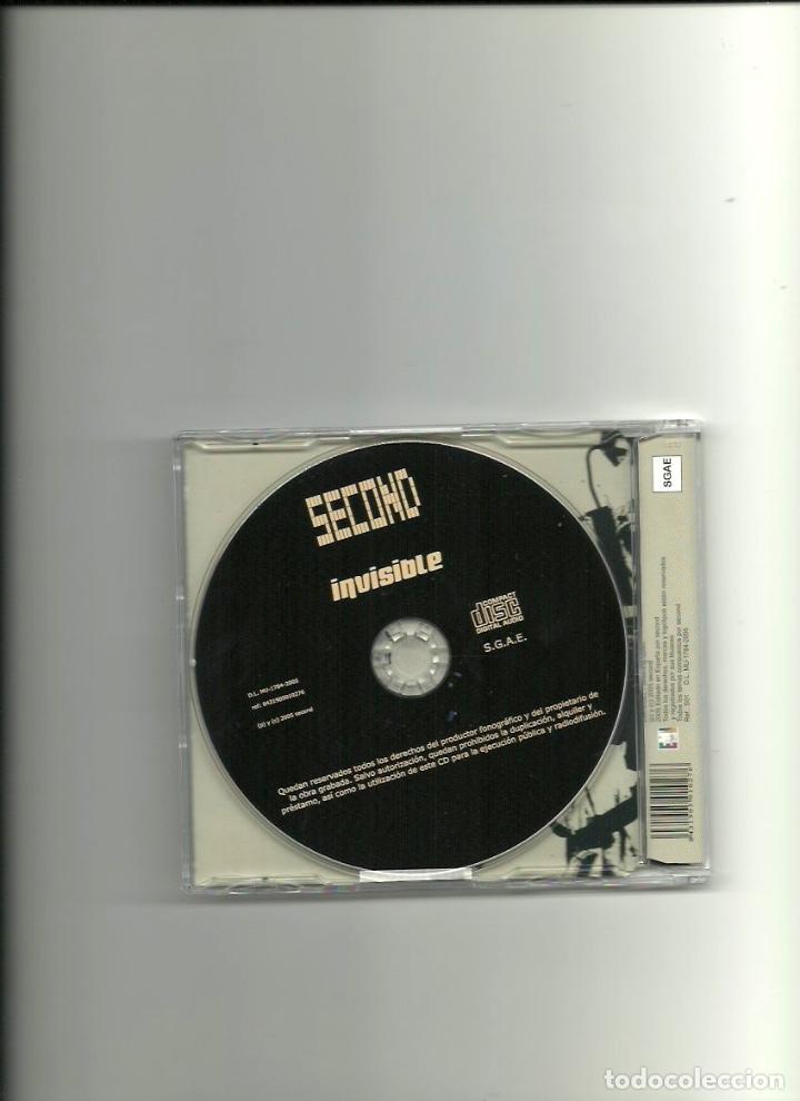 CDs de m&uacute;sica: SECOND. Invisible. (cd album 2005) - Foto 2