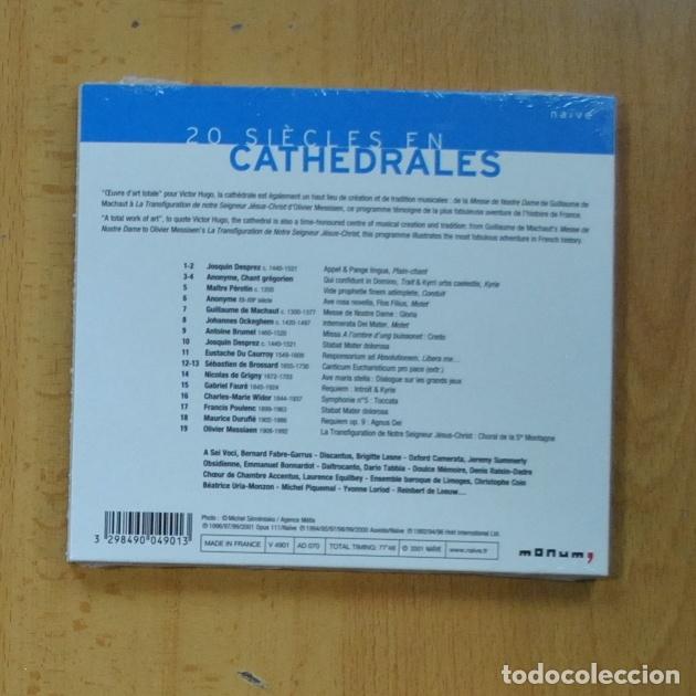 CDs de m&uacute;sica: VARIOS - 20 SIECLES EN CATHEDRALES - CD - Foto 2