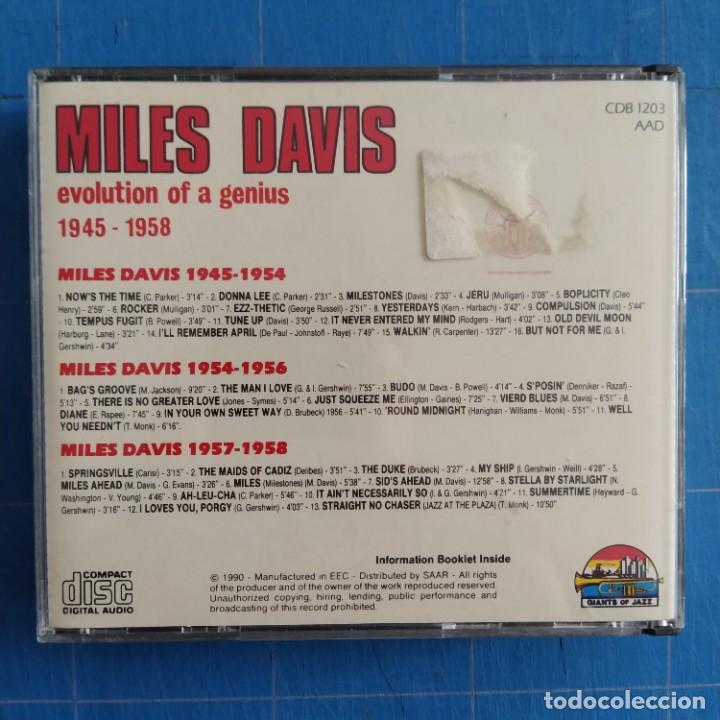 CDs de m&uacute;sica: Miles Davis - Evolution Of A Genius - 1945 - 1958 (3xCD, Comp) - Foto 2