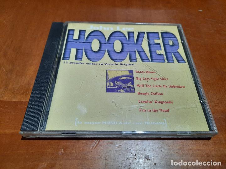 CDs de m&uacute;sica: JOHN LEE HOOKER. 12 EXITOS EN VERSI&Oacute;N ORIGINAL. CD EN BUEN ESTADO CON 12 TEMAS. - Foto 1