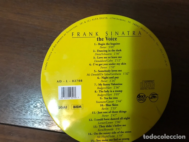 CDs de m&uacute;sica: Franz Sinatra. The voice - Foto 2