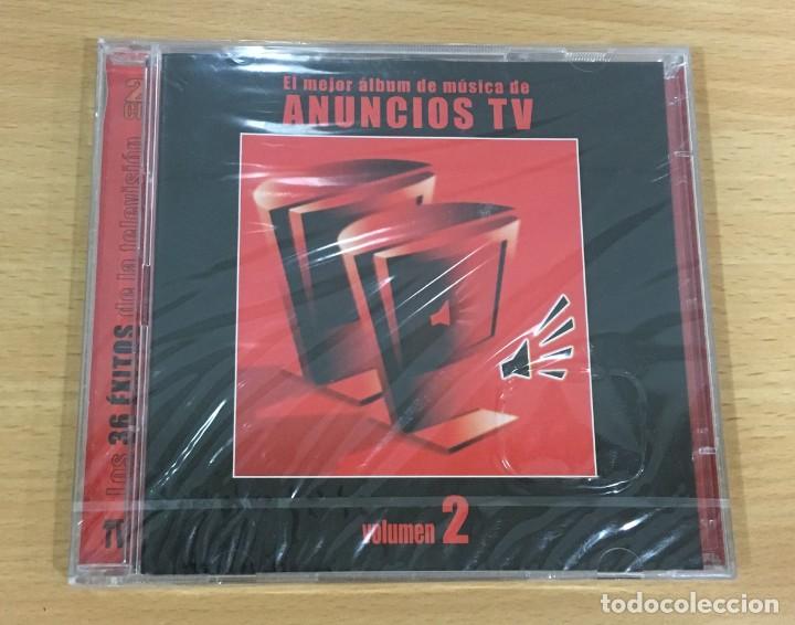 CDs de M&uacute;sica: DOBLE CD - EL MEJOR &Aacute;LBUM DE M&Uacute;SICA DE ANUNCIOS DE TV (VOL. 2). EMI ODE&Oacute;N, 2000. PRECINTADO