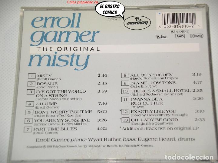 CDs de m&uacute;sica: Erroll Garner, The Original Misty, CD Mercury, 1988 - Foto 2