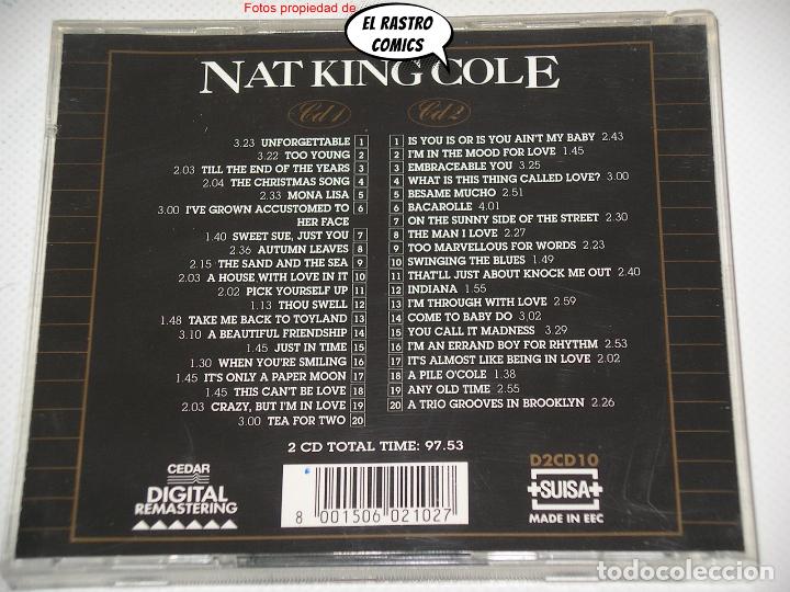 CDs de m&uacute;sica: Nat King Cole, Gold Collection, doble, 2 CD - Foto 2