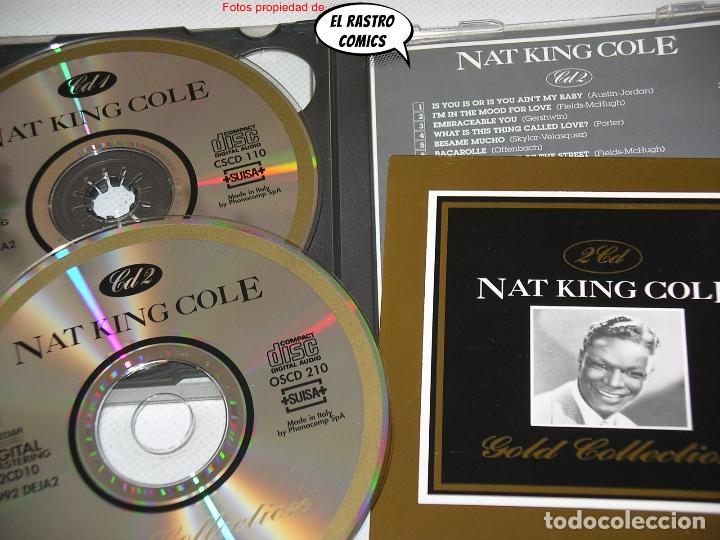 CDs de m&uacute;sica: Nat King Cole, Gold Collection, doble, 2 CD - Foto 3
