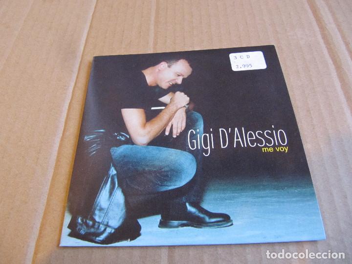 CDs de m&uacute;sica: GIGI D'ALESSIO, ME VOY, CD PROMO
