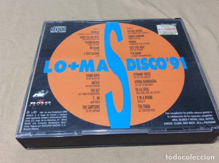 CDs de m&uacute;sica: Lo Mas Disco 91 2CD ARIOLA 1991 - Foto 2