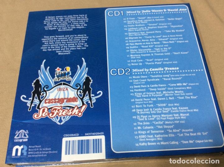 CDs de m&uacute;sica: SPACE-IBIZA . CASSAGRANDE . SO FRESH. 2CD. Digipack - Foto 2