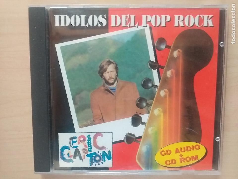 CDs de m&uacute;sica: IDOLOS DEL POP ROCK. ERIC CLAPTON. CD AUDIO M&Aacute;S CD ROM. - Foto 1