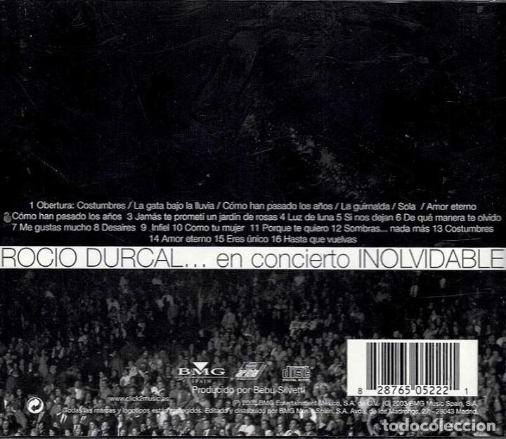 CDs de m&uacute;sica: Roc&iacute;o Durcal - En Concierto Inolvidable. CD - Foto 2