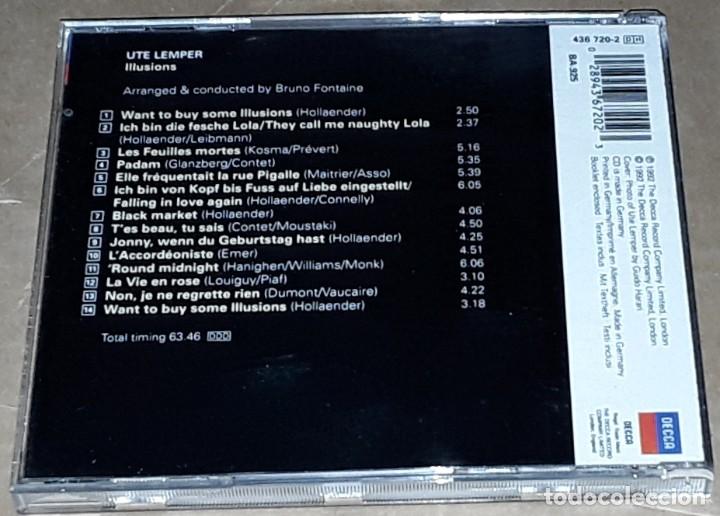 CDs de m&uacute;sica: CD - UTE LEMPER - ILUSIONS - MADE IN GERMANY - UTE LEMPER - Foto 2