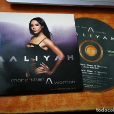 CDs de Música: AALIYAH MORE THAN WOMAN CD SINGLE PROMO DEL AÑO 2001 EU VERSION RADIO EDIT + INSTRUMENTAL. Lote 204705970