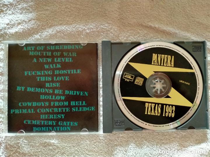 CDs de m&uacute;sica: PANTERA - TEXAS 1993 - CD - RARO - Foto 2