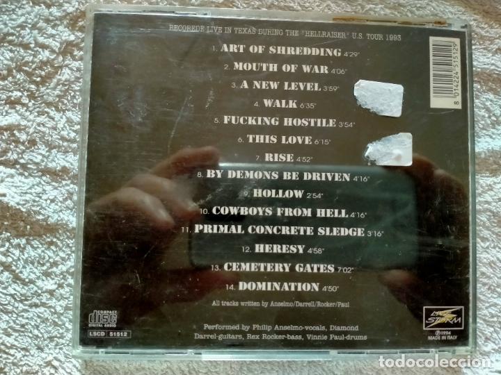 CDs de m&uacute;sica: PANTERA - TEXAS 1993 - CD - RARO - Foto 3