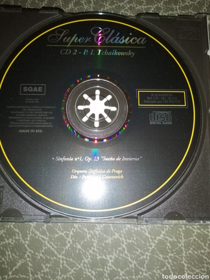 CDs de m&uacute;sica: DOBLE CD SUPER CL&Aacute;SICA, TCHAIKOVSKY - Foto 3