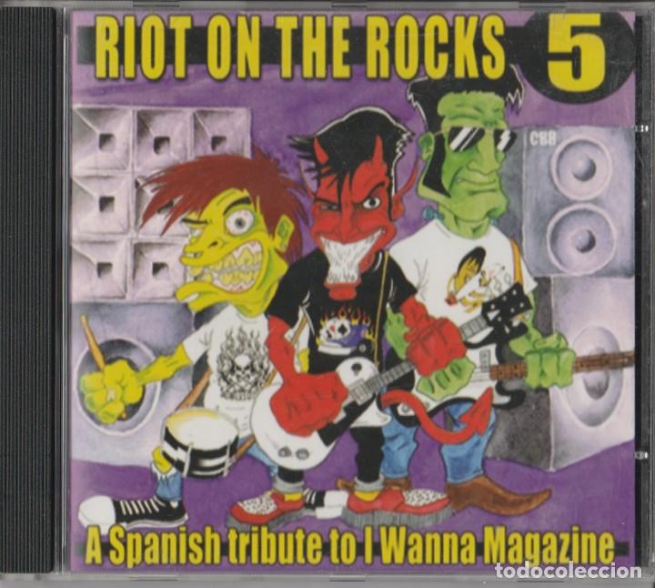 CDs de m&uacute;sica: CD RECOPILATORIO - RIOT ON THE ROCKS 5 - A SPANISH TRIBUTE TO I WANNA MAGAZINE