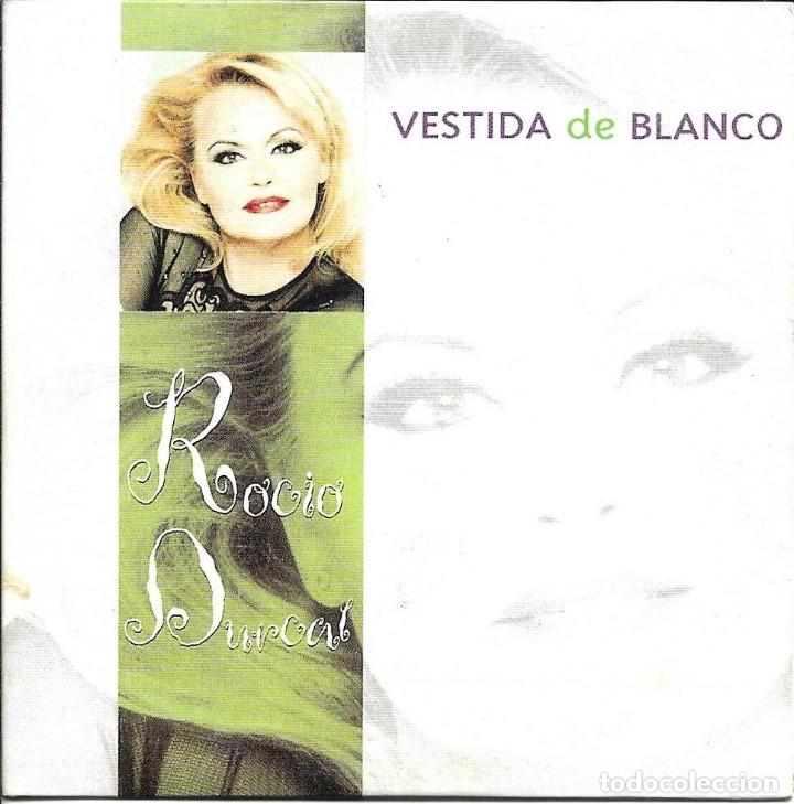 CDs de m&uacute;sica: ROCIO DURCAL - VESTIDA DE BLANCO CD SINGLE 1 TEMA 1995 - Foto 1