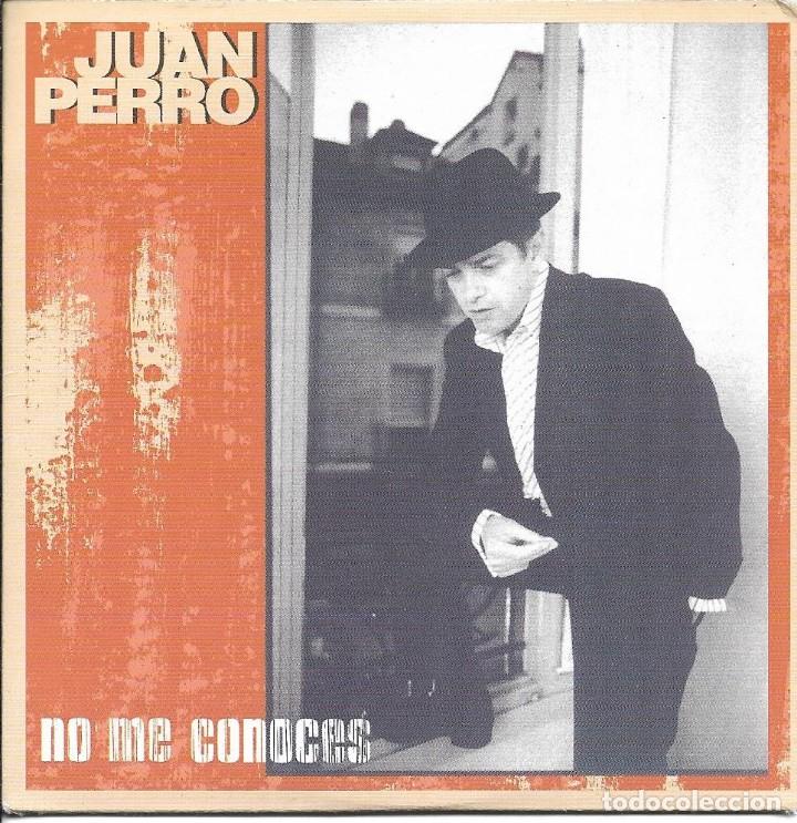 CDs de m&uacute;sica: JUAN PERRO - NO ME CONOCES CD SINGLE 1 TEMA 2002 - Foto 1