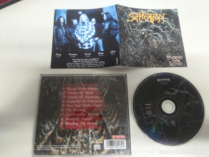 CDs de m&uacute;sica: SUFFOCATION PIERCED FROM WITHIN 1995 ROADRUNNER RECORDS - Foto 1