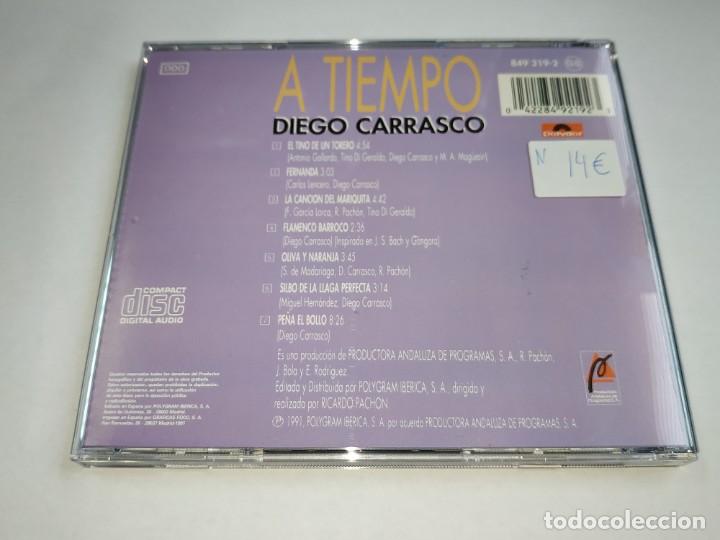 CDs de m&uacute;sica: Diego Carrasco - A Tiempo (CD) - Foto 2