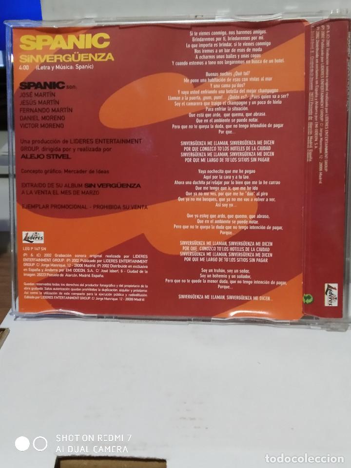 CDs de m&uacute;sica: SPANIC / SINVERG&Uuml;ENZA - CDSINGLE - Foto 2