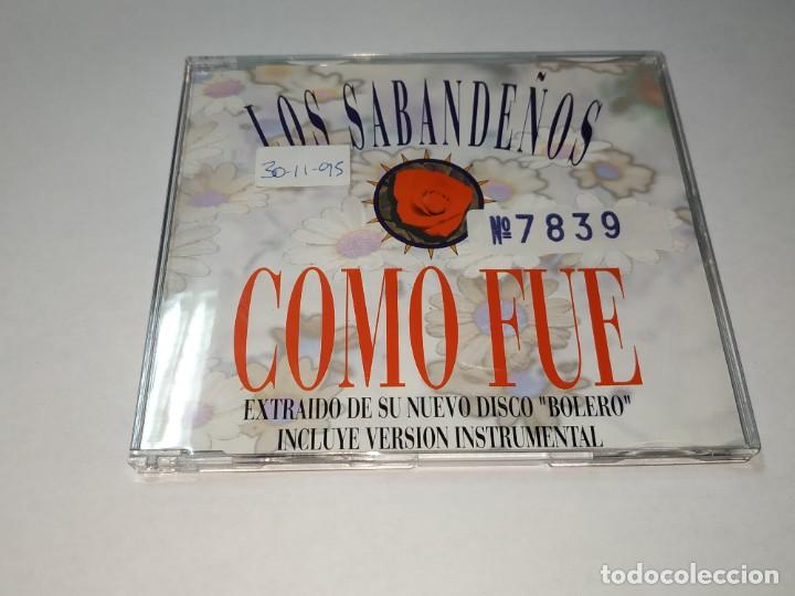 CDs de m&uacute;sica: Los Sabande&ntilde;os - Como Fue (CD, Single) - Foto 1
