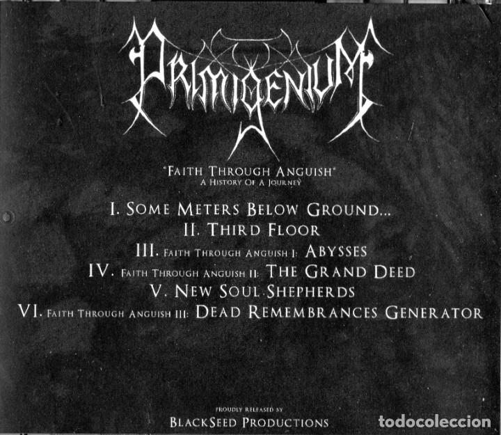 CDs de m&uacute;sica: PRIMIGENIUM - FAITH THROUGH ANGUISH - CD - Foto 2