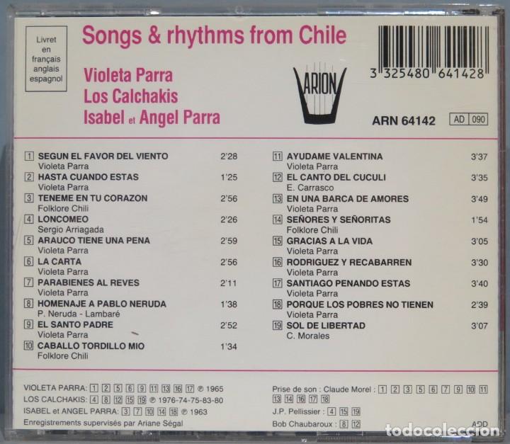 CDs de m&uacute;sica: CD. CHANTS ET RYTHMES DU CHILI - Foto 2