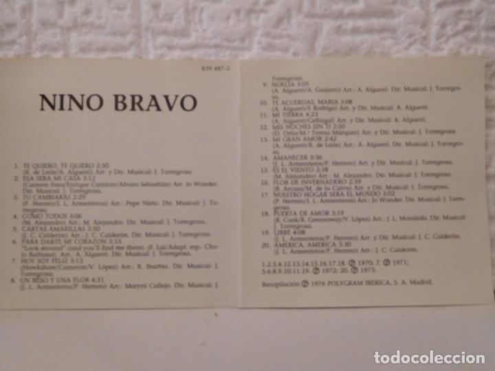 CDs de m&uacute;sica: 1 CD NINO BRAVO - Foto 2