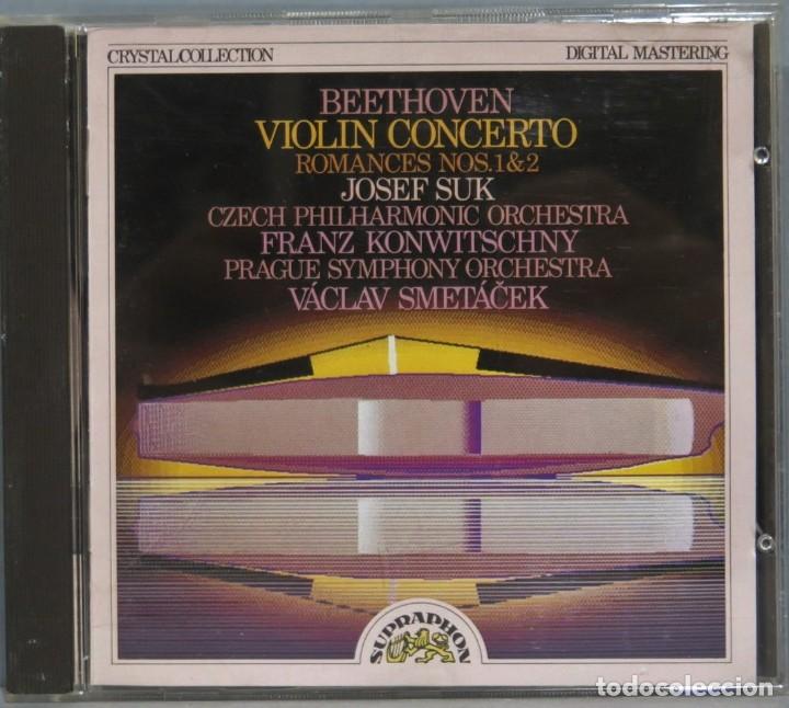 CDs de m&uacute;sica: CD. Romances Nos. 1 & 2. BEETHOVEN. SUK - Foto 1