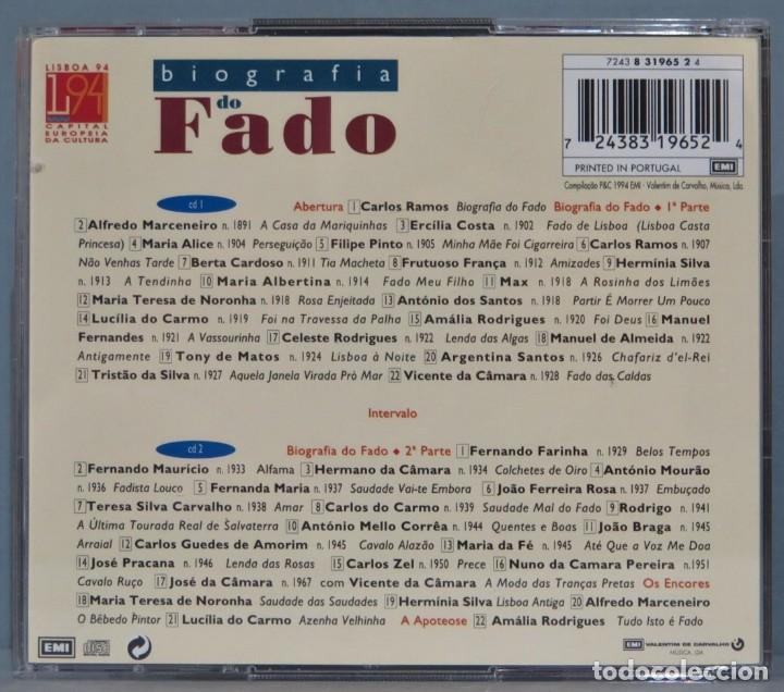 CDs de m&uacute;sica: CD. BIOGRAFIA DO FADO - Foto 2