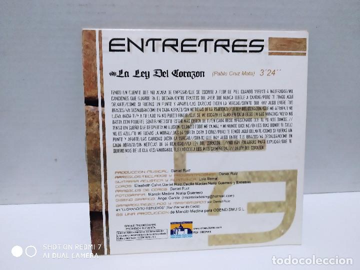 CDs de m&uacute;sica: ENTRETRES / LA LEY DEL CORAZON - CDSINGLE - Foto 2