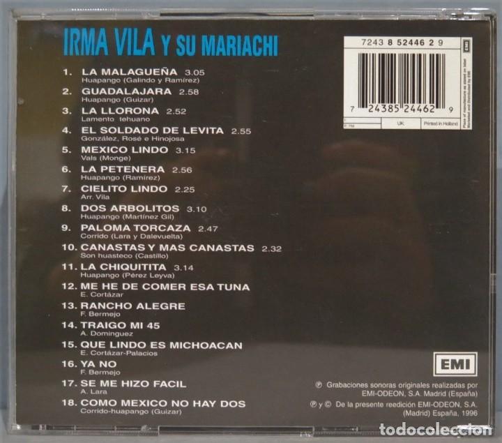 CDs de m&uacute;sica: CD. IRMA VILA Y SU MARIACHI - Foto 2