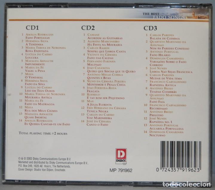CDs de m&uacute;sica: 3 CD. FADO SONGS - Foto 2