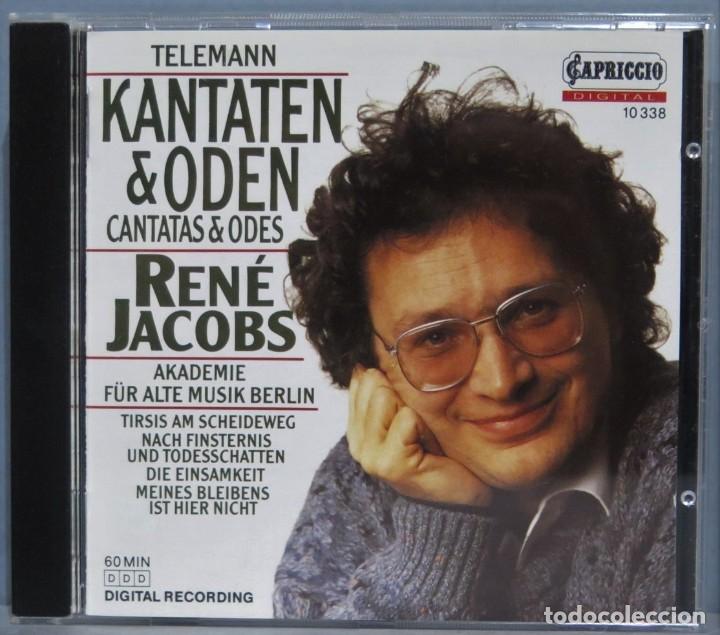 CDs de m&uacute;sica: CD. Telemann. Cantatas & Odes. Jacobs - Foto 1