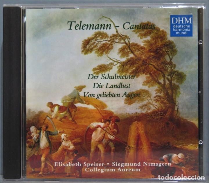CDs de m&uacute;sica: CD. TELEMANN. CANTATAS. DHM - Foto 1