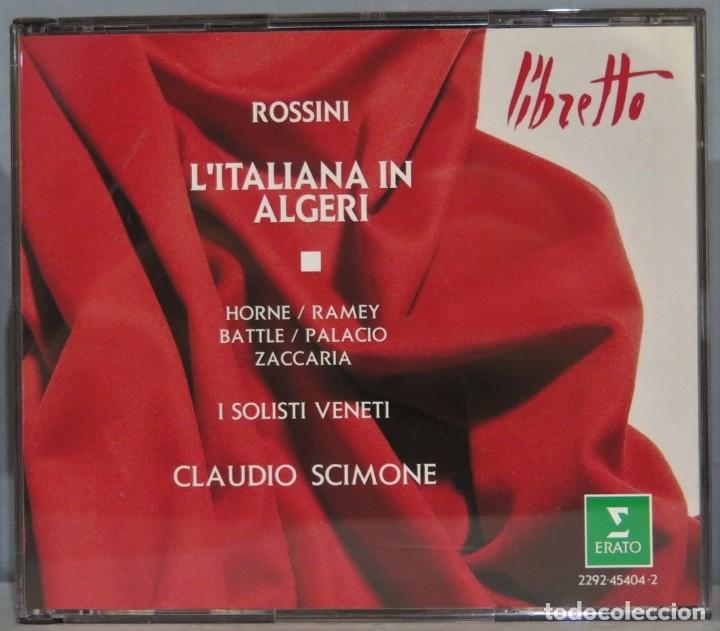 CDs de m&uacute;sica: CD. ROSSINI. L&acute;IALIANA IN ALGIERI - Foto 1
