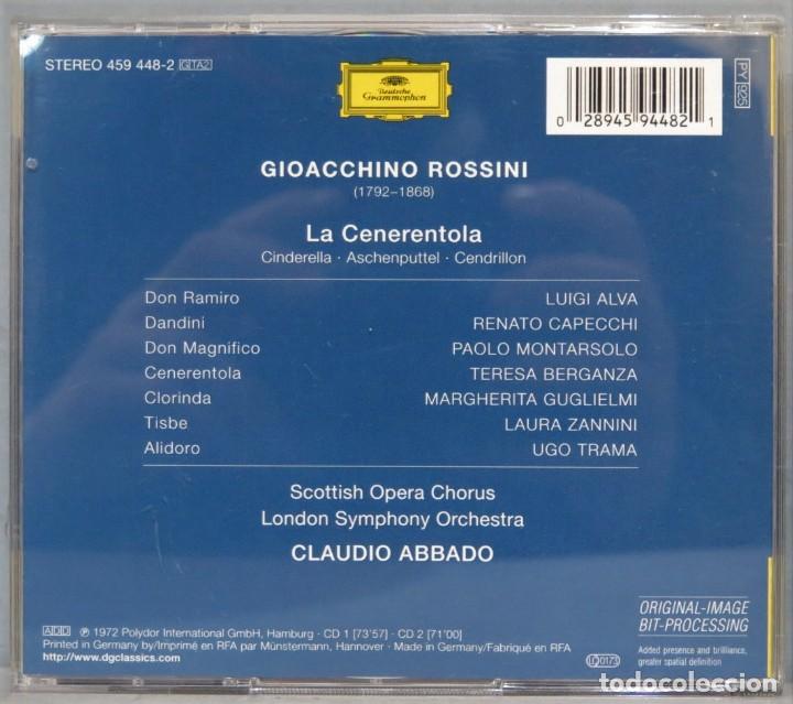 CDs de m&uacute;sica: 2 CD. LA CENERENTOLA. ROSSINI - Foto 2