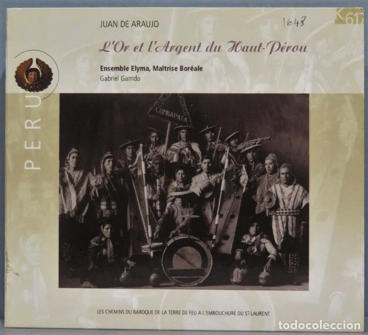 CD di Musica: CD. L&acute;OR ET L&acute;ARGENT DE HAUT-PEROU. JUAN DE ARAUJO. ENSEMBLE ELYMA. MAITRISE BOREALE