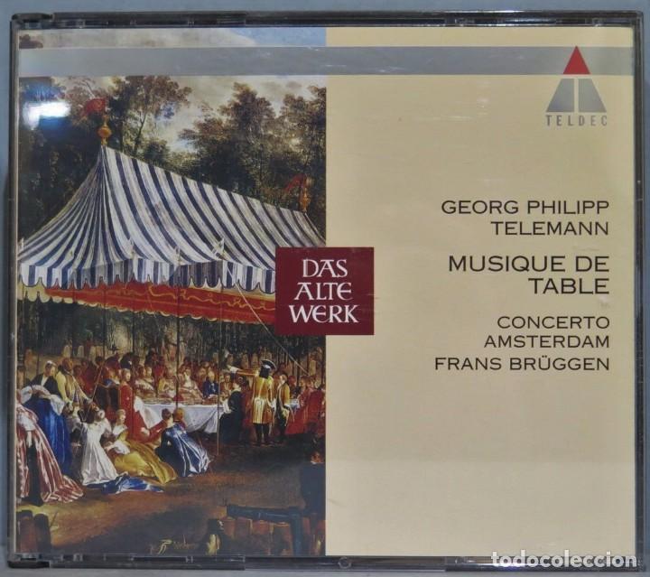 CDs de m&uacute;sica: CD. MUSIC OF TABLE. TELEMANN - Foto 1
