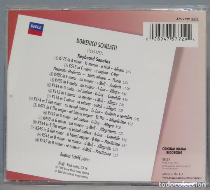 CDs de m&uacute;sica: CD. KEYBOARD SONATAS. SCARLATTI. SCHIFF - Foto 2
