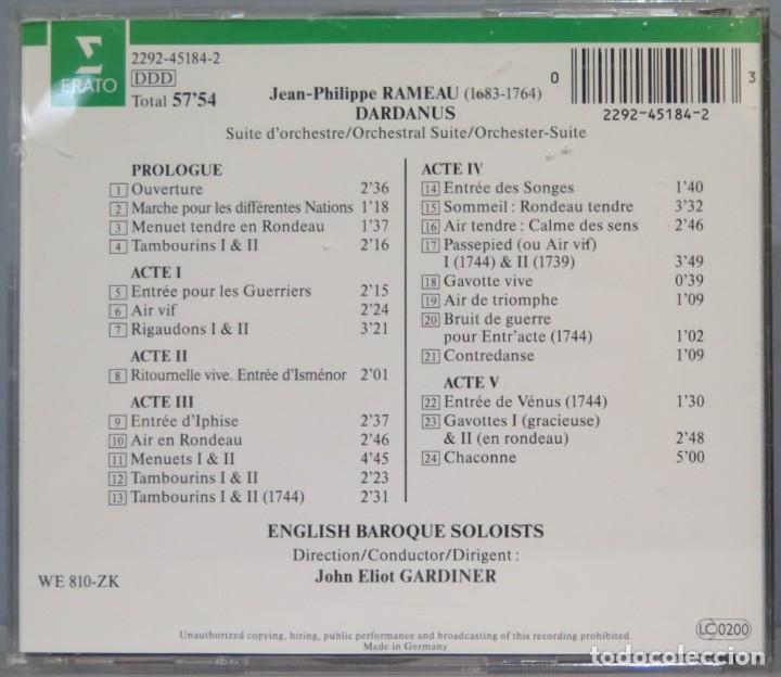 CDs de m&uacute;sica: CD. RAMEAU. DARDANUS - Foto 2