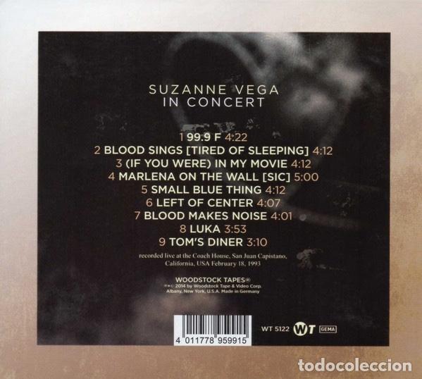 CDs de m&uacute;sica: Suzanne Vega &lrm;&ndash; In Concert - Foto 2