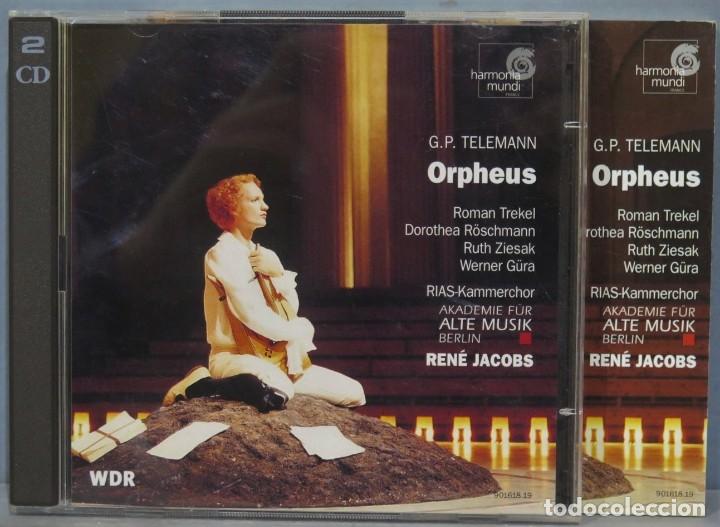 CDs de m&uacute;sica: CD. ORPHEUS. TELEMANN. CON LIBRO - Foto 1