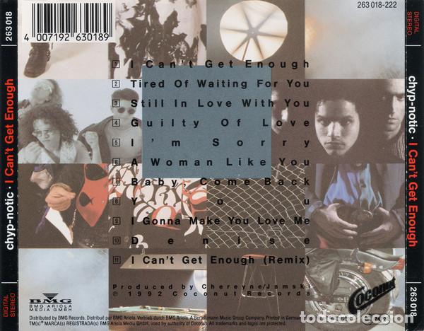 CDs de m&uacute;sica: Chyp-Notic &lrm;&ndash; I Cant Get Enough - Foto 2