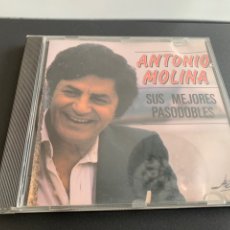 CDs de Música: CD. ANTONIO MOLINA. SUS MEJORES PASODOBLES. Lote 237989415
