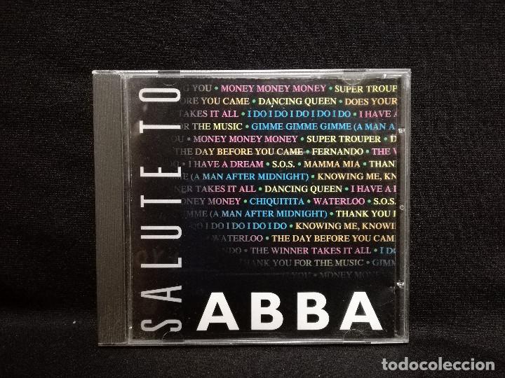 CDs de m&uacute;sica: CD - SALUTE TO ABBA - Foto 1